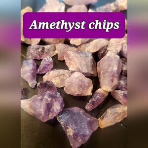 Natural Amethyst Chips 50 Grams.